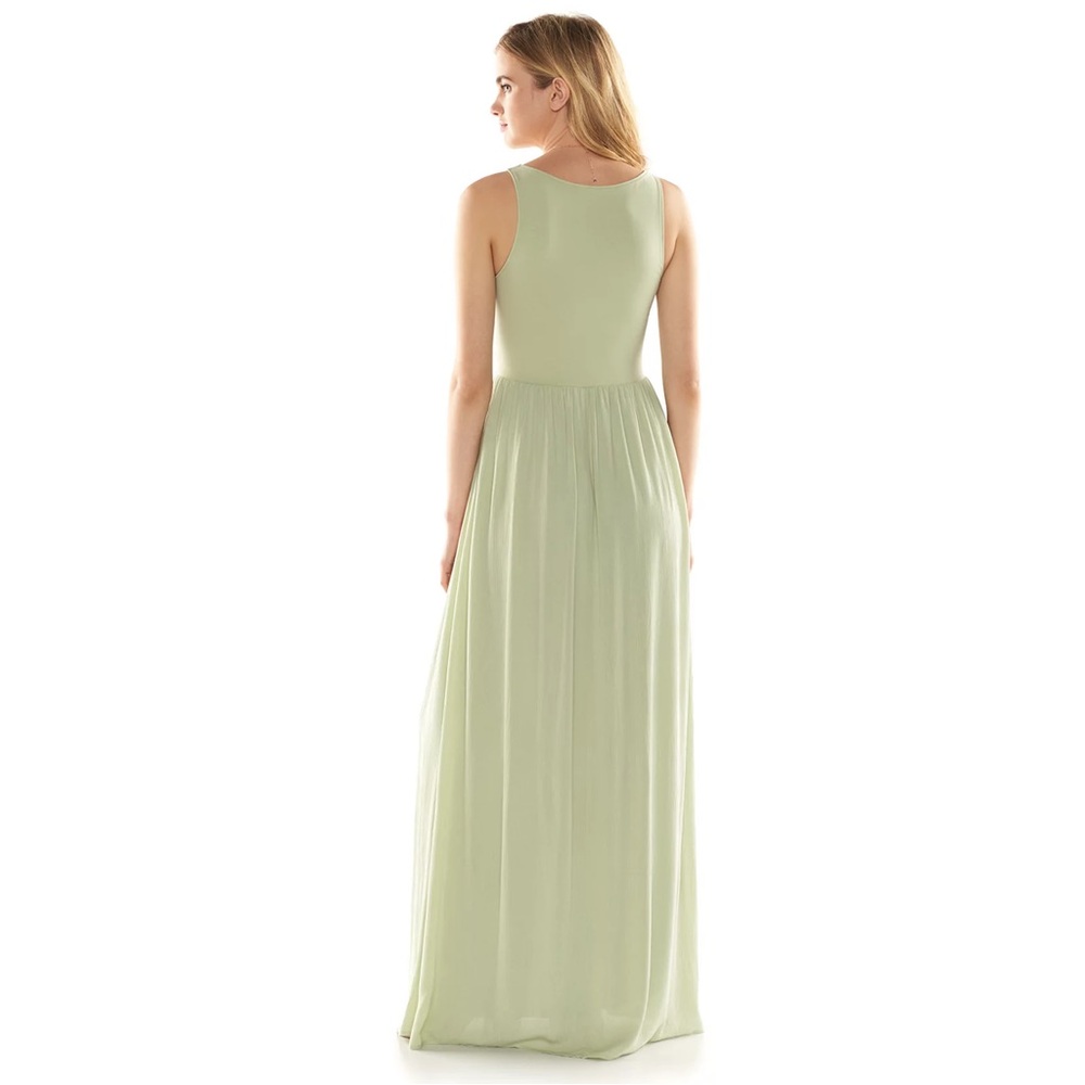 NWOT LC Sage Spring Green summer formal wedding guest bridesmaid maxi dress